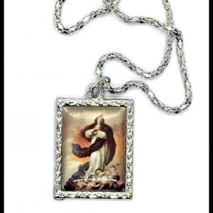 Szentkép Szűz Mária medálos nyaklánc