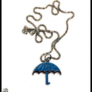 Kék esernyő nyaklánc