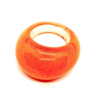Narancssárga műanyag buborékos gyűrű
