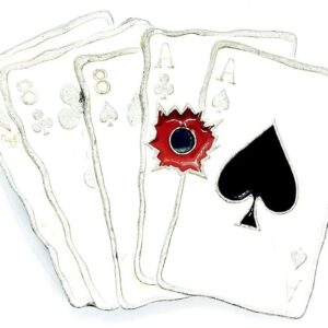 Kártya póker övcsat